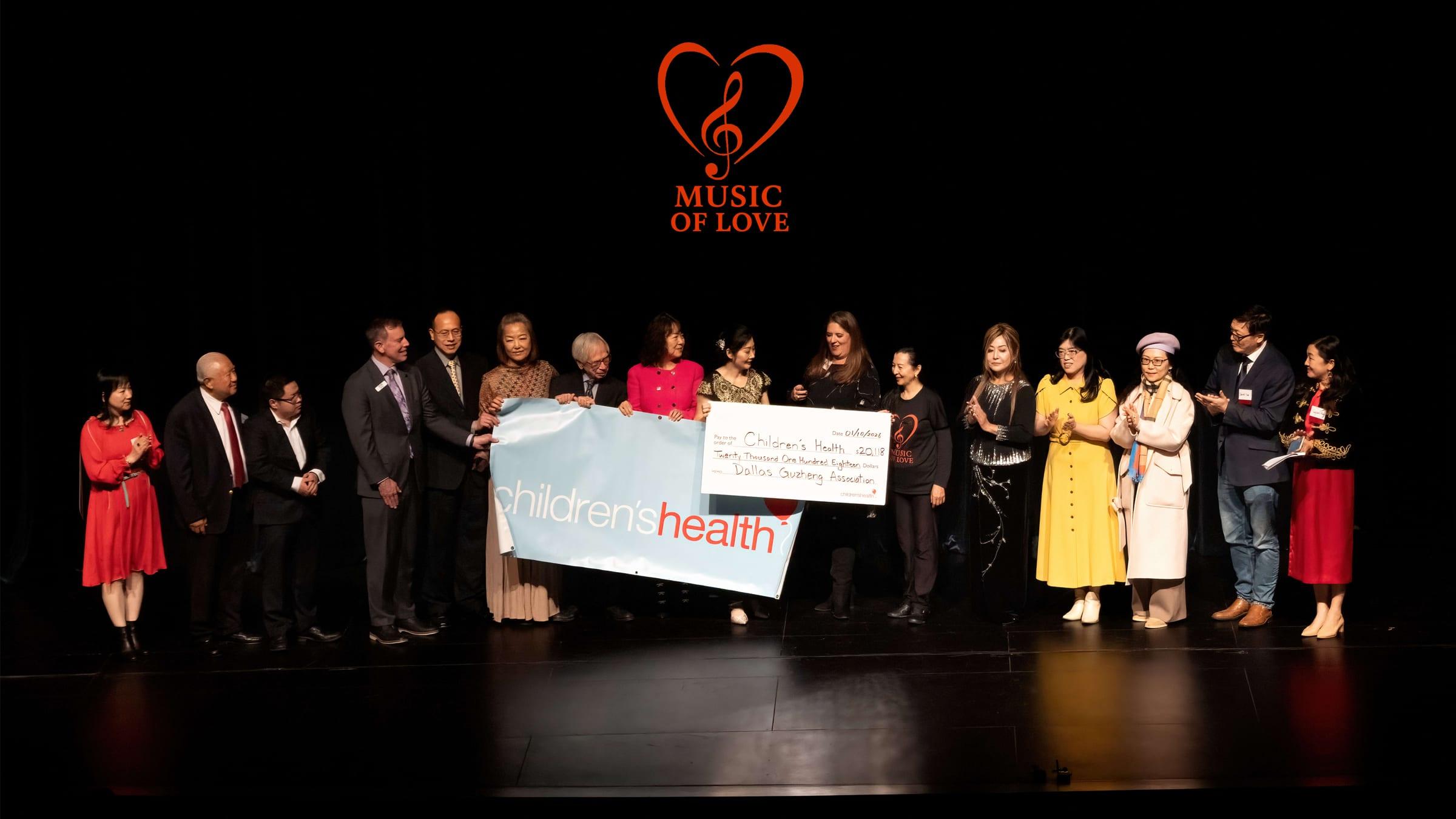 Big Check Presentation to Children's Health