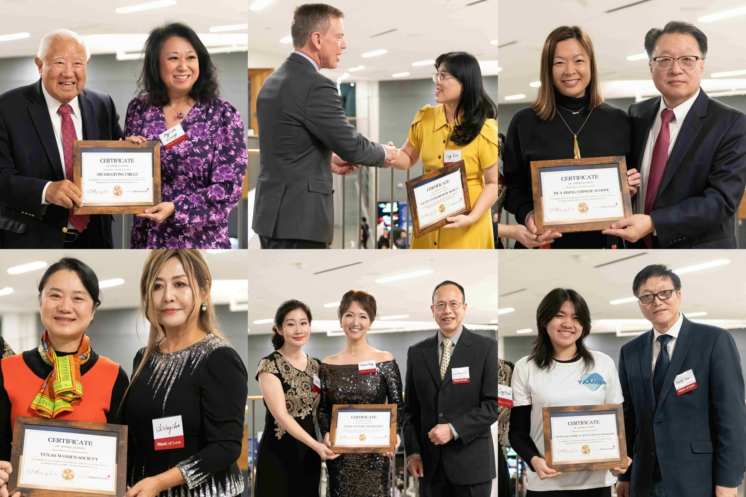 Partner Recognition at Music of Love 2026